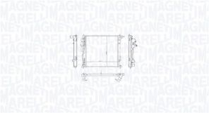 Magneti Marelli 350213216300 - Chladič vody -
