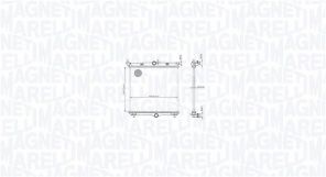 Magneti Marelli 350213216500 - Chladič vody -