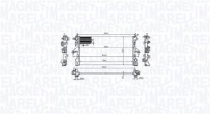 Magneti Marelli 350213216800 - Chladič vody -