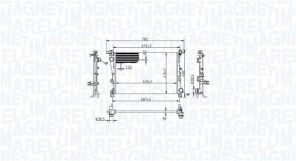 Magneti Marelli 350213217900 - Chladič vody -