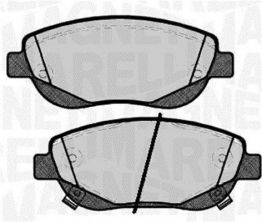 Magneti Marelli 363916060781 - Brzdové platničky -