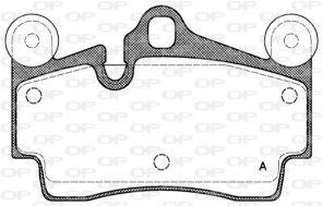 Open Parts BPA0996.00 - Brzdové platničky -