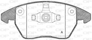 Open Parts BPA1030.10 - Brzdové platničky -