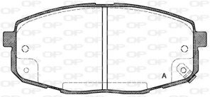 Open Parts BPA1038.02 - Brzdové platničky -