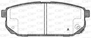 Open Parts BPA1042.02 - Brzdové platničky -