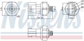 Nissens 301090 - Spínač