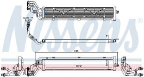 Nissens 606268 - Chladič vody -