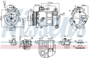 Nissens 891186 - Kompresor -