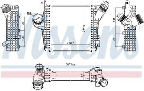 Nissens 961305 - Chladič plniaceho vzduchu -