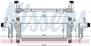 Nissens 961581 - Chladič plniaceho vzduchu -