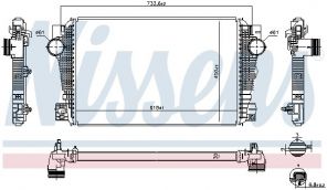 Nissens 96258 - Chladič plniaceho vzduchu -