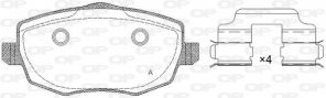 Open Parts BPA1099.00 - Brzdové platničky -