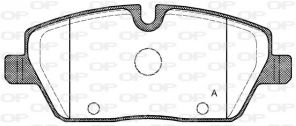 Open Parts BPA1131.00 - Brzdové platničky -