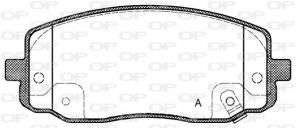Open Parts BPA1133.02 - Brzdové platničky -