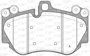 Open Parts BPA1140.00 - Brzdové platničky -