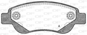 Open Parts BPA1177.00 - Brzdové platničky -