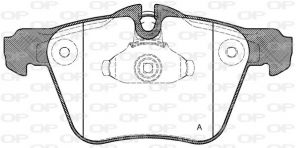 Open Parts BPA1217.00 - Brzdové platničky -