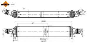 NRF 309101 - Chladič plniaceho vzduchu -