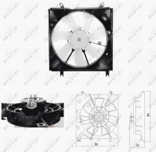 NRF 47696 - Ventilátor motora -