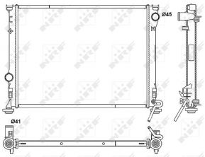 NRF 53042 - Chladič vody -