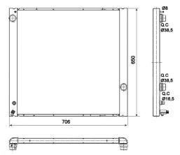 NRF 53099 - Chladič vody -