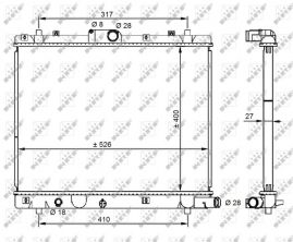 NRF 59209 - Chladič vody -