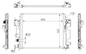 NRF 59274 - Chladič vody -