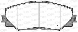 Open Parts BPA1232.00 - Brzdové platničky -