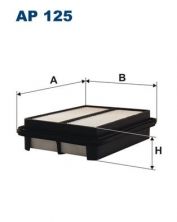 Filtron AP 125 - Vzduchový filter -
