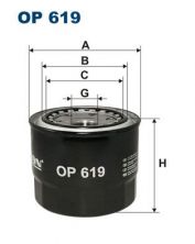Filtron OP 619 - Olejový filter -