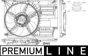 Mahle CFF 402 000P - Ventilátor motora