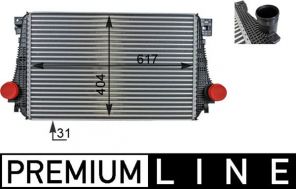 Mahle CI 27 000P - Chladič plniaceho vzduchu