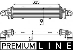 Mahle CI 357 000P - Chladič plniaceho vzduchu