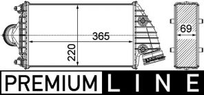 Mahle CI 379 000P - Chladič plniaceho vzduchu