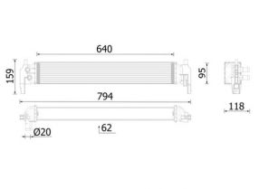 Mahle CR 2700 000P - Chladič vody -