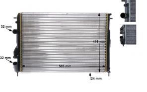 Mahle CR 493 000S - Chladič vody -