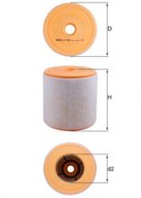 Knecht LX 4961 - Vzduchový filter