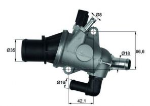 Mahle TI 163 88 - Termostat -