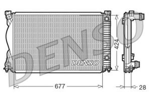 Denso DRM02037 - Chladič vody