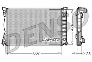 Denso DRM02039 - Chladič vody