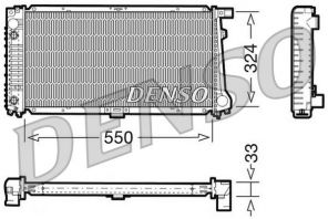Denso DRM05059 - Chladič vody