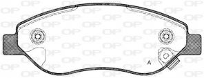 Open Parts BPA1276.01 - Brzdové platničky -
