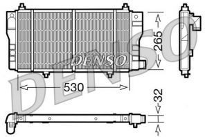 Denso DRM07002 - Chladič vody