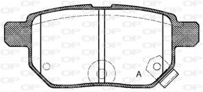 Open Parts BPA1286.02 - Brzdové platničky -