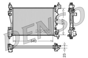Denso DRM07042 - Chladič vody
