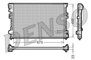 Denso DRM07055 - Chladič vody
