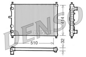 Denso DRM09020 - Chladič vody