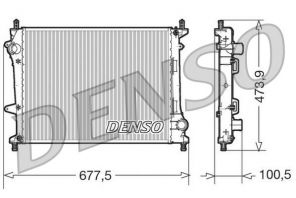 Denso DRM09037 - Chladič vody