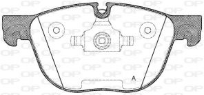 Open Parts BPA1297.00 - Brzdové platničky -