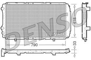 Denso DRM09076 - Chladič vody